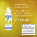 Cellfood Liquid Concentrate, 1 Fl Oz - Oxygen + Nutrient Supplement - Supports Immune System, Energy, Endurance, Hydration & Overall Health - Gluten Free, Non-Gmo, Cert. Kosher - Makes Over 22 Quarts