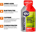 Gu Energy Roctane Ultra Endurance Energy Gel, 24-Count, Cherry Lime