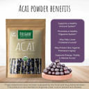 Feelgood Organic Superfoods Acai Powder, Vegan, Non-Gmo, Gluten Free, Antioxidant For Acai Berry Tea, Acai Bowls, And Acai Smoothies, 4 Oz