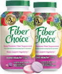 Fiber Choice Bone Health Daily Prebiotic Fiber Chewable Tablets With Calcium & Vitamin D, Assorted Berry, 90 Count (Pack Of 2)90 Count (Pack Of 2)
