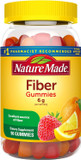 Nature Made Fiber 6 G, Dietary Supplement For Digestive Health Support, 90 Fiber Gummies, 30 Day Supply