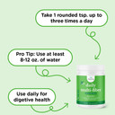 Nbpure Daily Multi-Fiber Fiber Supplement, Premium All-Natural Soluble And Insoluble Fiber, Coconut Lime Flavor, 360 Grams