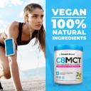 Ground-Based Nutrition C8 Mct Oil Powder  Supercharged Medium Chain Triglycerides Mct Oil Powder  Vegan-Friendly, Non-Gmo Powdered C8 Mct Oil, Ketogenic Mct Coffee Creamer, No Stevia (Vanilla)