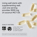 Sports Research Keto Mct Oil Capsules- Keto Fuel For The Brain & Body | Derived From Non-Gmo Coconuts (240 Softgels)240 Count (Pack Of 1)