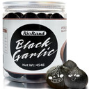 Riorand Black Garlic 454G / 1 Pound Whole Peeled Black Garlic Aged For Full 90 Days Black Garlic Jar Equal To 2Lbs Of Whole Black Garlic