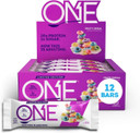 One Protein Bars, Fruity Cereal, Gluten Free Protein Bar With 20G Protein And Only 1G Sugar, Snacking For High Protein Diets, 2.12 Ounce Pack (12 Count)