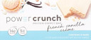 Power Crunch Protein Wafer Bars, High Protein Snacks With Delicious Taste, French Vanilla Creme, 1.4 Ounce (12 Count)
