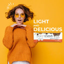 Power Crunch Protein Wafer Bars, High Protein Snacks With Delicious Taste, Peanut Butter Fudge, 1.4 Ounce (12 Count)