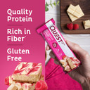 Quest Nutrition White Chocolate Raspberry Protein Bars, High Protein, Low Carb, Gluten Free, Keto Friendly, 12 Count
