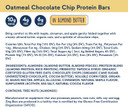 Zing Plant Based Protein Bar, Oatmeal Chocolate Chip Nutrition Bar, 10G Protein And 5G Fiber, Vegan, Gluten Free, Soy Free, Non Gmo, 12 Count