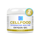 Cellfood Oxygen Gel - 2 Oz, 2 Pack - Nutrient Rich - Provides Moisture & Protection, Decreases Look Of Fine Lines - Aloe Vera, Lavender Blossom Extract, Glycerine - Hypoallergenic, Non-Gmo2 Ounce