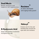 Elensilia Snail Super Repair Facial Cream 1.76 Oz I 80% 100% Genuine From French Sederma Snail Filtrate With Collagen, Ceramide, 8 Types Of Hyaluronic Acids | All In One Cream For All Skin Types