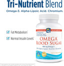 Nordic Naturals Omega Blood Sugar, Lemon - 60 Soft Gels - 896 Mg Omega-3 + Alpha-Lipoic Acid & Chromium - Metabolism - Non-Gmo - 30 Servings