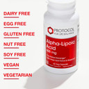 Protocol Alpha Lipoic Acid 600Mg - Grape Seed Extract And Bioperine - 60 Veg Caps