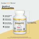 Astaxanthin, Antioxidant Carotenoid, Astalif Pure Icelandic Biologically Active 99% Isomer, 12 Mg, 120 Veggie Softgels120 Count (Pack Of 1)