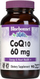 Bluebonnet Coq-10 Vegetarian Softgels, 60 Mg, 90 Count, White