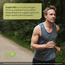 Irwin Naturals Coq10-Red With Nitric Oxide Booster & Mcts - Advanced Heart Health Formula Supports Healthy Blood Flow & Energy Production - High Absorption Antioxidant Protection - 60 Liquid Softgels
