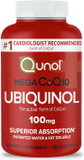 Qunol Mega Ubiquinol Coq10 100Mg, Superior Absorption, Patented Water And Fat Soluble Natural Supplement Form Of Coenzyme Q10, Antioxidant For Heart Health, 120 Count (Pack Of 1) Softgels120 Count (Pack Of 1)