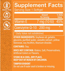 The Vitamin Shoppe Coq-10 200Mg - Beneficial For Those Taking Statins  Supports Heart & Cellular Health And Healthy Energy Production, Essential Antioxidant  Once Daily (60 Softgels)60 Softgels