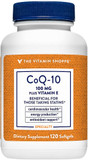 The Vitamin Shoppe Coq-10 Plus Vitamin E 100Mg, Supports Cardiovascular, Energy Production & Cellular Health (120 Softgels)