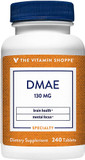 The Vitamin Shoppe Dmae 130Mg (Dimethylaminoethanol), Supports Brain, Focus, Attention And Energy Supplement (240 Tablets)