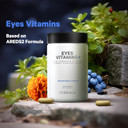 Codeage Eyes Vitamins - Areds 2 Vitamins Formula Supplement - Astaxanthin, Lutein, Zeaxanthin, Meso-Zeaxanthin, Zinc, Phospholipids, Marigold, Eyebright - Eye Health - Vegan, Non-Gmo - 120 Capsules