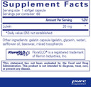 Pure Encapsulations Lutein 20 Mg | Hypoallergenic Antioxidant Support For Healthy Visual Function | 60 Softgel Capsules60 Count (Pack Of 1)