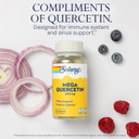 Solaray Mega Quercetin Healthy Cells, Heart, Circulatory & Respiratory System Support Bioflavonoids & Ampk Activator Non-Gmo, Vegan 60 Vegcaps