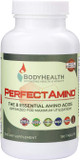 Bodyhealth Perfectamino Tablets (1Pk), All 8 Essential Amino Acids With Bcaas + Lysine, Phenylalanine, Threonine, Methionine, Tryptophan, Supplement For Muscle Mass Production, Recovery & Strength
