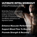 Finaflex Bcaa Max Pump, Strawberry Banana - 10.4 Oz - Promotes Strength, Performance & Recovery - With 2:1:1 Ratio Of Leucine, Isoleucine & Valine + Betaine Anhydrous - 30 Servings