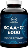 Mrm Nutrition Bcaa+ 6000Mg | Muscle Recovery | 6G Branch Chain Amino Acids Per Capsule | With L-Glutamine | Premium Formula | Gluten-Free | 25 Servings