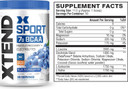 Xtend Sport Bcaa Powder Blue Raspberry Ice - Electrolyte Powder For Recovery & Hydration With Amino Acids - 30 Servings