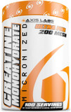 Axis Labs Micronized Creatine Monohydrate - Mineral Supplement - 100 Servings - Enhances Strength - Boosts Muscle Growth - Increases Overall Size