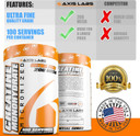 Axis Labs Micronized Creatine Monohydrate - Mineral Supplement - 100 Servings - Enhances Strength - Boosts Muscle Growth - Increases Overall Size