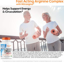 Doctor'S Best Fast Acting Arginine Complex W/Nitrosigine, Boost Nitric Oxide, Blood Flow & Vessel Flexibility, Non-Gmo, Vegan, Gluten Free, 750Mg, White (Drb-00406), Tablet, 60 Count60 Count (Pack Of 1)