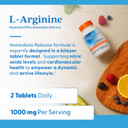 Doctor'S Best Sustained Plus Immediate Release L-Arginine, Non-Gmo, Vegan, Gluten & Soy Free, 500 Mg, Tablet, 120 Count