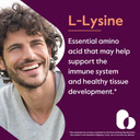 Bestvite L-Lysine 500Mg Per Capsule (240 Vegetarian Capsules) - No Stearates - No Fillers - No Flow Agents - Vegan - Non Gmo - Gluten Free - No Stearic Acid - No Dicalcium Phosphate