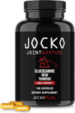 Jocko Fuel Joint Support Supplement - Glucosamine Msm For Joint Pain, Mobility, & Flexibility W/Turmeric & Boswellia (180 Capsules)