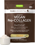 Advanced Vegan Vanilla Collagen Peptide Powder, Enhanced With Glycine, Proline & Hydroxyproline & Cofactor Vitamin C, Non Gmo, Vegetarian Plant Based Collagen Powder Booster, 35 Servings, By Igennus