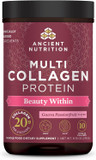 Ancient Nutrition Multi Collagen Protein Powder Beauty Within, Guava Passion Fruit, Formulated By Dr. Josh Axe Flavor, Hydrolyzed Collagen Supplement Supports Hair, Skin & Joints, 24 Servings, 9.74 Oz