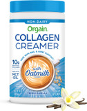 Orgain Collagen Coffee Creamer, 10G Grass Fed Hydrolyzed Collagen Peptides, French Vanilla - With Organic Oat Milk Powder, Coconut Oil, Mct Oil, Avocado Oil, Hair, Skin, Nail, & Joint Support - 10Oz Orgain Collagen Coffee Creamer, 10G Grass Fed Hydrolyzed Collagen Peptides, French Vanilla - With Organic Oat Milk Powder, Coconut Oil, Mct Oil, Avocado Oil, Hair, Skin, Nail, & Joint Support - 10Oz