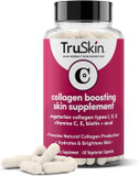 TruSkin Collagen Supplements  Vegetarian-Friendly Multi Collagen for Skin with Biotin, Vitamin C & Acai Superfood Complex  Support Natural Collagen Production, Hydrate & Brighten Skin, 60 Capsules