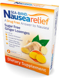 Sea-Band Ginger Lozenges, Drug And Sugar Free, For Motion Sickness And Nausea Relief