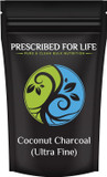 Prescribed For Life Coconut Charcoal - Activated Coconut Shell Charcoal Fine Husk Food Grade Powder (Ultra-Fine) - Organic Approved, 8 Oz