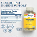 Solaray Quercetin Bromelain & Vitamin C, Immune System, Sinus, Respiratory & Antioxidant Activity Support, Vegan, 500Mg Of Quercetin & 1,235Mg Of Vit C, 60 Day Guarantee, 75 Servings, 150 Vegcaps
