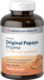 American Health Original Papaya Digestive Enzyme Chewable Tablets - Promotes Nutrient Absorption And Helps Digestion - 600 Count (200 Total Servings)
