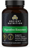 Ancient Nutrition Digestive Enzymes, Supports Gut Health, Promotes Healthy Digestive Function, 90 Ct