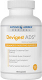 Arthur Andrew Medical - Devigest Ads, Advanced Digestive Support, Relief For Lactose Intolerance And Casein Sensitivities, Vegan, Non-Gmo, 180 Capsules