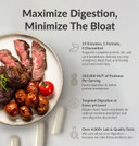 Bioptimizers Masszymes - Complete Digestive Enzymes Supplement For Gut Health - Bloating Relief For Men And Women - Lipase Amylase Bromelain Digestive Enzymes (120 Capsules)