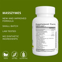 Bioptimizers Masszymes - Complete Digestive Enzymes Supplement For Gut Health - Bloating Relief For Men And Women - Lipase Amylase Bromelain Digestive Enzymes (120 Capsules)